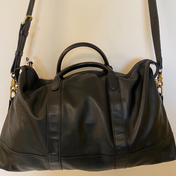 Coach black leather Weekend Duffel 3400-303 - Picture 6 of 7